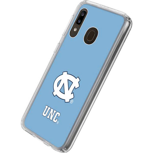 Carolina UNC Galaxy A20 Clear Case